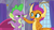 Size: 1920x1080 | Tagged: safe, screencap, smolder, spike, dragon, g4, my little pony: friendship is magic, sweet and smoky, boop, cute, dragoness, duo, female, flying, lidded eyes, male, smolderbetes, spikabetes, winged spike, wings