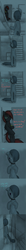 Size: 1280x12327 | Tagged: safe, artist:lonelycross, marble pie, oc, oc:thunder smash, pegasus, pony, ask lonely inky, g4, bipedal, blushing, choker, comic, dialogue, door, following, leaning back, lonely inky, question, staircase, stairs, talking, tumblr