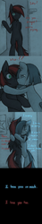 Size: 1280x6768 | Tagged: safe, artist:lonelycross, marble pie, oc, oc:thunder smash, pony, ask lonely inky, g4, apartment, bipedal, canon x oc, choker, comic, crying, door, female, hug, kissing, lesbian, lonely inky, surprise kiss, talking, tumblr