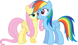 Size: 3000x1751 | Tagged: safe, artist:shutterflyyay, fluttershy, rainbow dash, pegasus, pony, g4, .svg available, adorkable, bedroom eyes, cute, derp, dork, duo, female, lesbian, licking, lidded eyes, mare, ship:flutterdash, shipping, simple background, smiling, taste the rainbow, tongue out, transparent background, vector, wavy mouth
