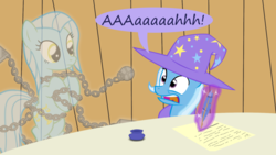 Size: 1280x720 | Tagged: safe, artist:evil-dec0y, trixie, oc, pony, comic:trixie vs., comic:trixie vs. hearth's warming, g4