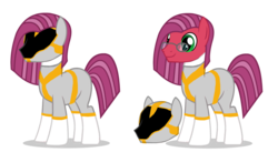 Size: 3057x1671 | Tagged: safe, artist:jordan-da-lego-brony, oc, oc:misanthropony, earth pony, pony, clothes, cosplay, costume, crossover, power rangers, power rangers lightspeed rescue, simple background, titanium ranger, transparent background