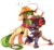 Size: 2390x2185 | Tagged: safe, artist:kaleido-art, oc, oc only, oc:honeydew, breezie, earth pony, pony, alcohol, drunk, drunk bubbles, gift art, hard hat, high res, sentry gun, simple background, solo, team fortress 2, white background