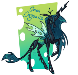 Size: 1280x1237 | Tagged: safe, artist:janegumball, queen chrysalis, changeling, changeling queen, g4, crown, female, jewelry, regalia, solo