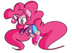 Size: 1491x1110 | Tagged: safe, artist:hattsy, pinkie pie, earth pony, pony, g4, 80s, clothes, cute, diapinkes, female, heart eyes, leg warmers, mare, open mouth, shorts, simple background, solo, transparent background, wingding eyes