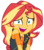 Size: 1653x1899 | Tagged: safe, artist:kingdark0001, sunset shimmer, equestria girls, g4, my little pony equestria girls: better together, awkward, clothes, female, geode of empathy, magical geodes, open mouth, simple background, solo, transparent background, vector