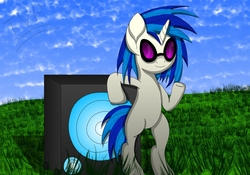 Size: 2500x1750 | Tagged: safe, artist:php124, dj pon-3, vinyl scratch, pony, g4, female, solo