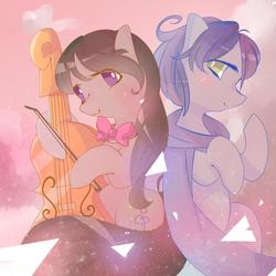 Size: 1000x1000 | Tagged: artist needed, source needed, safe, octavia melody, oc, oc:crystal eve, pony, g4