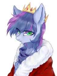 Size: 3000x4000 | Tagged: safe, artist:foxcarp, oc, oc:crystal eve, earth pony, pony, crown, jewelry, regalia, simple background, transparent background