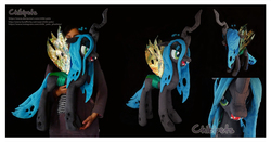 Size: 2292x1200 | Tagged: safe, artist:chibi-pets, queen chrysalis, pony, g4, irl, photo, plushie, solo