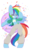 Size: 1024x1701 | Tagged: safe, artist:sawberrykiss, rainbow dash, semi-anthro, g4, arm hooves, bandeau, beanbrows, blushing, clothes, confetti, cute, dancing, dashabetes, eyebrows, eyes closed, female, grin, jacket, midriff, pants, party, smiling, solo