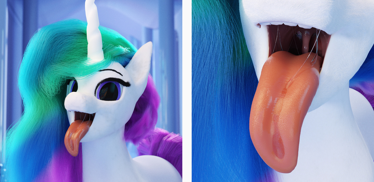#2050941 - suggestive, artist:foxidro, princess celestia, alicorn, pony, 3d...