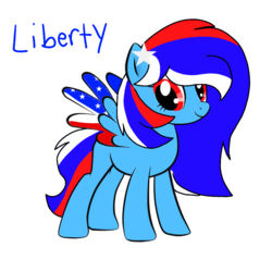 Size: 894x894 | Tagged: safe, artist:circuspaparazzi5678, oc, pegasus, pony, american, base used, red blue white hair, stars