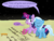 Size: 1200x900 | Tagged: safe, artist:evil-dec0y, trixie, twilight sparkle, alicorn, pony, comic:trixie vs., comic:trixie vs. the moon, g4, twilight sparkle (alicorn)