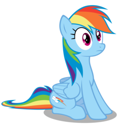 Size: 5000x5150 | Tagged: safe, artist:mrlolcats17, rainbow dash, pegasus, pony, g4, .psd available, female, hooves, mare, simple background, sitting, solo, transparent background, wings