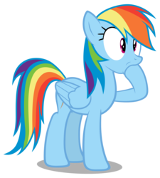 Size: 4600x5100 | Tagged: safe, artist:mrlolcats17, rainbow dash, pegasus, pony, g4, .psd available, female, hoof in mouth, hooves, mare, simple background, solo, transparent background, wings