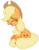 Size: 5299x6726 | Tagged: safe, artist:estories, applejack, pony, g4, absurd resolution, female, hat, laughing, simple background, solo, transparent background, vector