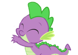 Size: 576x406 | Tagged: safe, edit, edited screencap, editor:undeadponysoldier, screencap, spike, dragon, g4, the crystalling, adorable face, background removed, could be better, cute, eyes closed, hug, male, not a vector, simple background, solo, transparent background