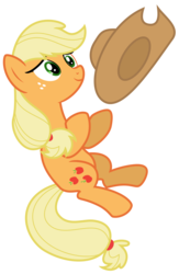 Size: 5546x8508 | Tagged: safe, artist:estories, applejack, earth pony, pony, g4, absurd resolution, female, hat, simple background, solo, transparent background, vector