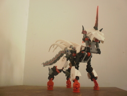 Size: 3968x2976 | Tagged: safe, artist:fonypan, oc, oc only, unnamed oc, bionicle, crossover, customized toy, high res, irl, lego, photo, toy