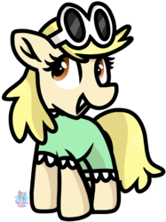 Size: 703x938 | Tagged: safe, artist:rainbow eevee, pony, clothes, female, leni loud, ponified, simple background, solo, sunglasses, the loud house, transparent background, vector