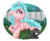 Size: 1881x1538 | Tagged: safe, artist:raspberrystudios, oc, oc only, oc:glorious day, bird, dog, hummingbird, pony, unicorn, :o, :p, commission, cottagecore, cute, ear piercing, earring, eyes on the prize, female, fence, flower, grass, jewelry, looking up, mare, necklace, ocbetes, open mouth, piercing, prone, rose, shih-tzu, smiling, tongue out