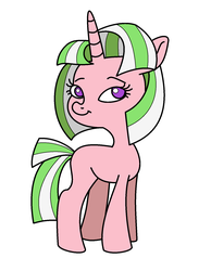 Size: 1264x1630 | Tagged: safe, artist:smirk, oc, oc only, oc:topaz spark, pony, unicorn, colored, female, filly, flat colors, ms paint, simple background, solo, white background