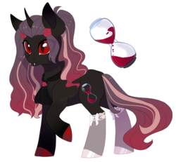 Size: 1280x1185 | Tagged: safe, artist:shady-bush, oc, oc only, pony, unicorn, clothes, female, hourglass, mare, red and black oc, simple background, socks, solo, transparent background