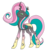 Size: 1920x1983 | Tagged: safe, artist:kxttponies, oc, oc only, changepony, hybrid, female, interspecies offspring, magical lesbian spawn, offspring, parent:fluttershy, parent:queen chrysalis, parents:chrysashy, simple background, solo, transparent background