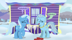 Size: 500x281 | Tagged: safe, artist:evil-dec0y, trixie, oc, pony, comic:trixie vs., comic:trixie vs. hearth's warming, g4