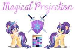 Size: 2900x1900 | Tagged: safe, artist:gihhbloonde, oc, oc only, oc:magical projection, pony, unicorn, base used, duo, female, glasses, horn, looking back, mare, offspring, parent:flash sentry, parent:twilight sparkle, parents:flashlight, simple background, transparent background, unicorn oc