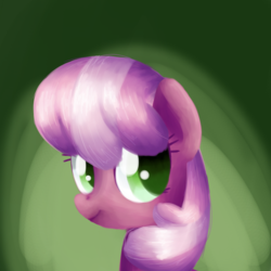 Size: 2000x2000 | Tagged: safe, artist:andromedasparkz, cheerilee, earth pony, pony, g4, abstract background, bust, cheeribetes, cute, female, high res, looking at you, mare, smiling, solo