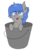 Size: 1545x2084 | Tagged: safe, artist:eyeburn, oc, oc only, oc:moonslurps, bat pony, pony, bucket, cute, looking at you