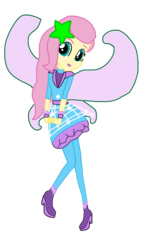 Size: 1680x2948 | Tagged: safe, artist:gouhlsrule, artist:yaya54320, fluttershy, fairy, equestria girls, g4, alternate hairstyle, barely eqg related, base used, boots, clothes, cosmix, crossover, fairy wings, female, high heel boots, high heels, leggings, rainbow s.r.l, shoes, simple background, solo, transparent background, wings, winx, winx club, winxified