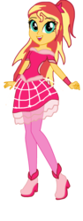 Size: 764x2032 | Tagged: safe, artist:baseworld1, artist:gouhlsrule, sunset shimmer, fairy, human, equestria girls, g4, alternate hairstyle, barely eqg related, base used, boots, clothes, cosmix, crossover, female, high heel boots, high heels, leggings, rainbow s.r.l, shoes, solo, winx, winx club, winxified