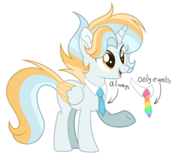Size: 600x542 | Tagged: dead source, safe, artist:rainbows-skies, oc, oc only, oc:water star, alicorn, pony, male, necktie, simple background, solo, stallion, transparent background