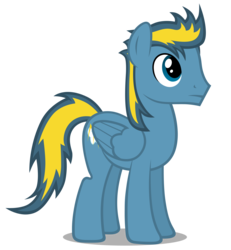 Size: 1812x1964 | Tagged: safe, artist:mrlolcats17, oc, oc only, oc:bolterdash, pegasus, pony, hooves, male, simple background, smiling, solo, stallion, transparent background, wings