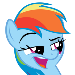 Size: 4188x4182 | Tagged: safe, artist:mrlolcats17, rainbow dash, pegasus, pony, g4, bust, female, mare, open mouth, portrait, simple background, solo, teeth, transparent background, wings