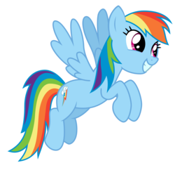 Size: 2316x2243 | Tagged: safe, artist:sonofaskywalker, rainbow dash, pegasus, pony, g4, the beginning of the end, cute, dashabetes, female, flying, high res, mare, simple background, smiling, solo, transparent background, vector