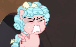 Size: 916x564 | Tagged: safe, screencap, cozy glow, pony, frenemies (episode), g4, cozy glow is best facemaker, cozy glow is not amused, faic, female, filly, foal, out of context, solo