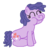 Size: 207x213 | Tagged: safe, artist:drypony198, oc, oc only, oc:love lock, earth pony, pony, bite mark, cowboys and equestrians, eating, mad (tv series), mad magazine, sitting