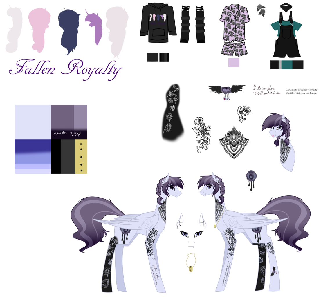 #2053615 - safe, artist:moonlight0shadow0, inky rose, oc, oc only, oc ...