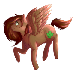 Size: 915x873 | Tagged: safe, artist:atomickitties, oc, oc only, oc:clover, pegasus, pony, solo