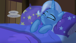 Size: 1280x720 | Tagged: safe, artist:evil-dec0y, trixie, pony, comic:trixie vs., comic:trixie vs. hearth's warming, g4, sleeping