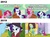 Size: 2541x1861 | Tagged: safe, edit, edited screencap, screencap, pinkie pie, rainbow dash, rarity, zephyr breeze, earth pony, pegasus, pony, unicorn, g4, season 2, season 9, sparkle's seven, the last roundup, alternate hairstyle, and then there's rarity, angry, angry face, armor, best served cold, caption, clothes, comic, dress, fedora, full circle, hat, image macro, impact font, male, megaradash, meme, revenge, royal guard, royal guard armor, royal guard zephyr breeze, sadism, screencap comic, stallion, text