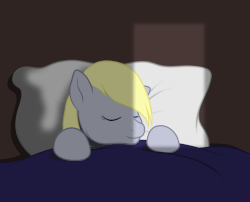Size: 937x758 | Tagged: safe, artist:brightroom, derpy hooves, pony, g4, animated, bed, brightroom is trying to murder us, cute, derpabetes, ear flick, female, gif, sleeping, smiling, solo, weapons-grade cute, ych example, your character here