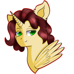 Size: 894x894 | Tagged: safe, artist:rainbowtashie, oc, oc:king calm merriment, alicorn, pony, alicorn oc, commissioner:bigonionbean, fusion, fusion:cheese sandwich, fusion:donut joe, fusion:fancypants, fusion:soarin', male, stallion