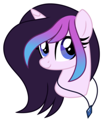 Size: 916x1072 | Tagged: safe, artist:crystal-tranquility, oc, oc only, oc:rising glow, pony, unicorn, bust, female, mare, portrait, simple background, solo, transparent background, white outline
