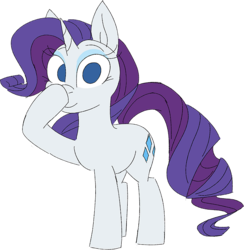 Size: 804x824 | Tagged: safe, artist:taaffeiite, derpibooru exclusive, rarity, pony, unicorn, g4, boop, female, looking at you, mare, self-boop, simple background, solo, transparent background