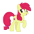 Size: 1264x1269 | Tagged: safe, artist:leaficun3, artist:parclytaxel, artist:pegasski, apple bloom, earth pony, pony, g4, base used, female, mare, older, older apple bloom, raised hoof, simple background, smiling, solo, transparent background, vector